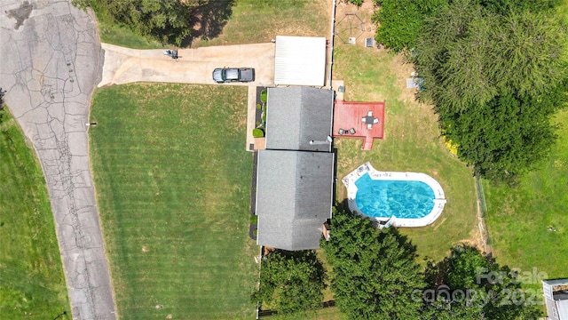 1104 Colony Ct, Gastonia, NC 28056 - bird's eye view of a pool area