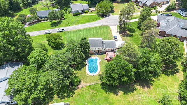 1104 Colony Ct, Gastonia, NC 28056 - aerial view of residential area with a pool area