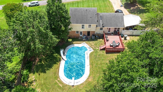 1104 Colony Ct, Gastonia, NC 28056 - view of subject property featuring a pool area