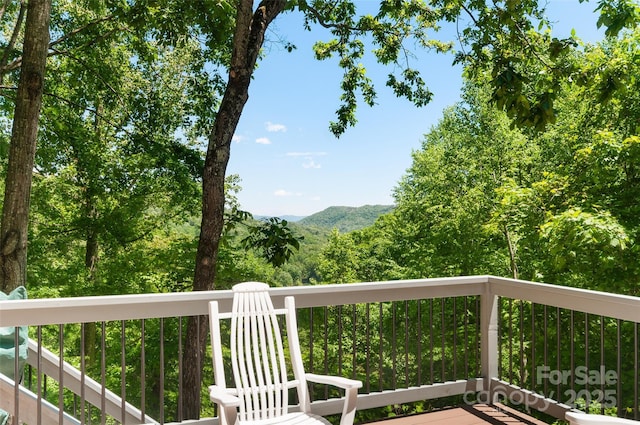 145 Old Still Rd, Maggie Valley, NC 28751 - deck with a mountain view