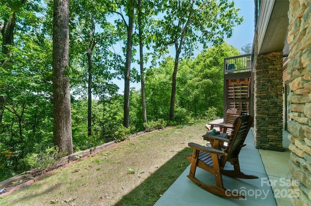 145 Old Still Rd, Maggie Valley, NC 28751 - view of yard with stairs