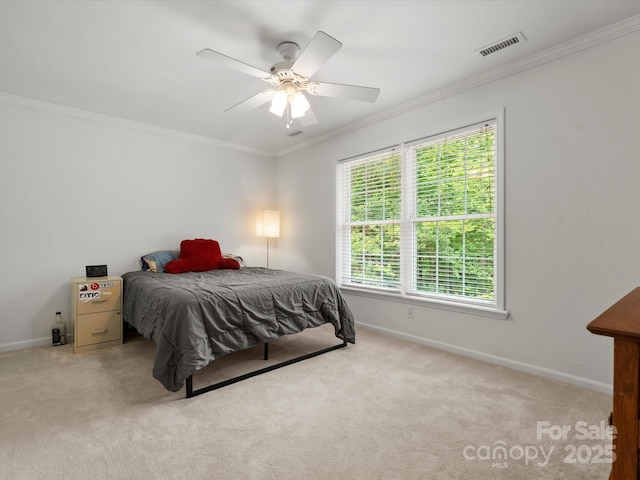 1010 Arabian Farm Rd, Clover, SC 29710 - bedroom featuring crown molding, baseboards, and carpet