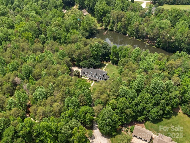 1010 Arabian Farm Rd, Clover, SC 29710 - drone / aerial view of a forest and a large body of water
