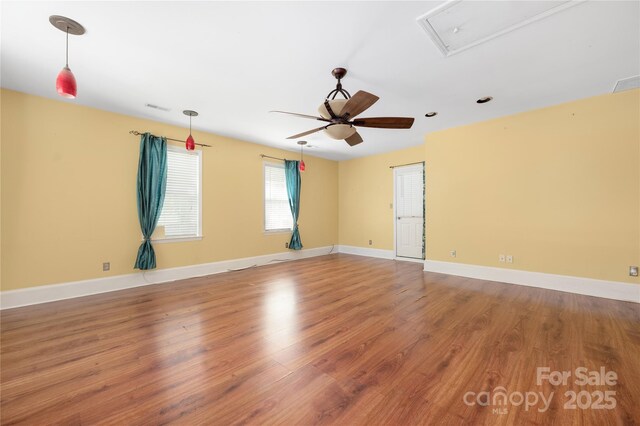 172 Valleybrook Dr Unit 8, Denver, NC 28037 - empty room featuring wood finished floors and a ceiling fan