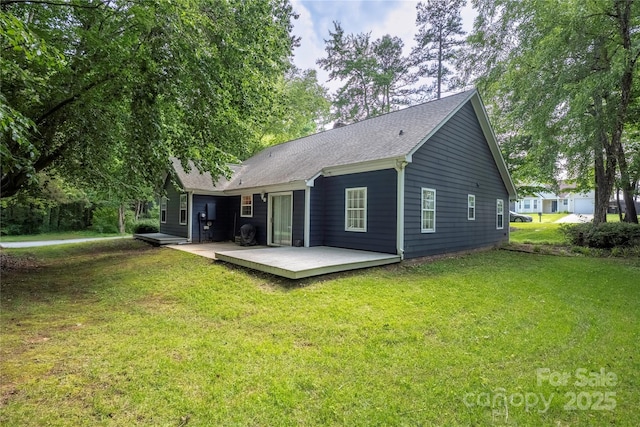 172 Valleybrook Dr Unit 8, Denver, NC 28037 - rear view of property with a lawn and a deck