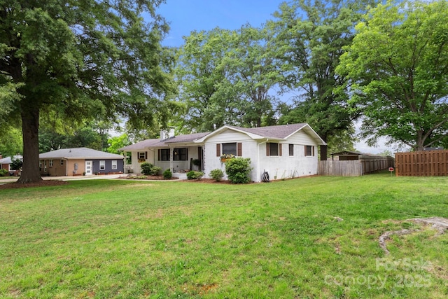 1109 S Highland Ave, Landis, NC 28088 - view of ranch-style home