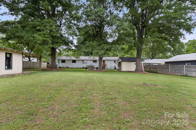 1109 S Highland Ave, Landis, NC 28088 - view of yard featuring an outbuilding