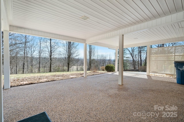 2866 Old Morganton Rd, Lenoir, NC 28645 - view of patio featuring a carport