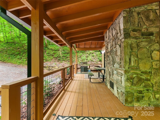 306 Mashstomp Rd, Maggie Valley, NC 28751 - view of porch