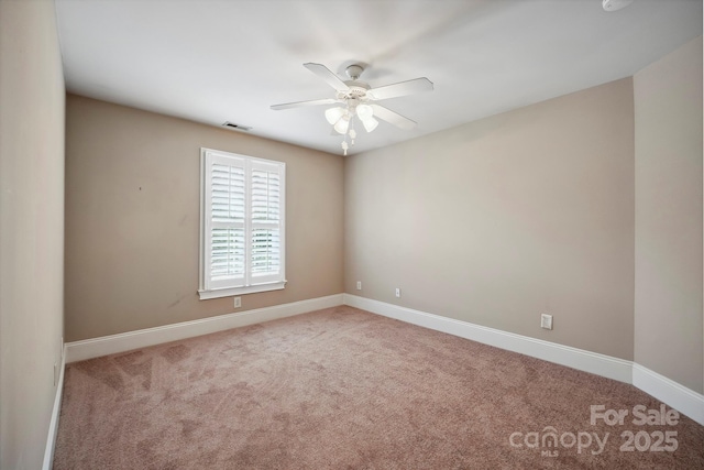 100 Woodwinds Dr, Mount Holly, NC 28120 - unfurnished room with carpet, ceiling fan, and baseboards