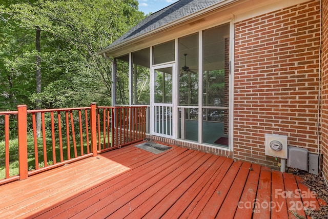 1750 Trellis Dr, Rock Hill, SC 29732 - wooden terrace with a sunroom
