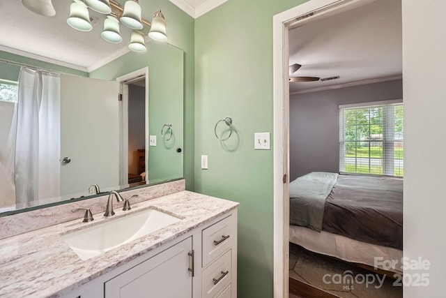 2009 Pinevalley Rd, Rock Hill, SC 29732 - full bath featuring crown molding, ensuite bathroom, healthy amount of natural light, and vanity