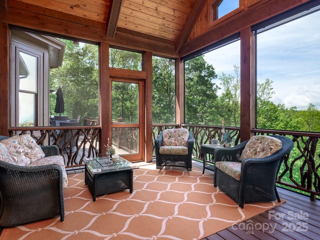 41 Annakesta Ct, Brevard, NC 28712 - sunroom / solarium featuring an outdoor hangout area