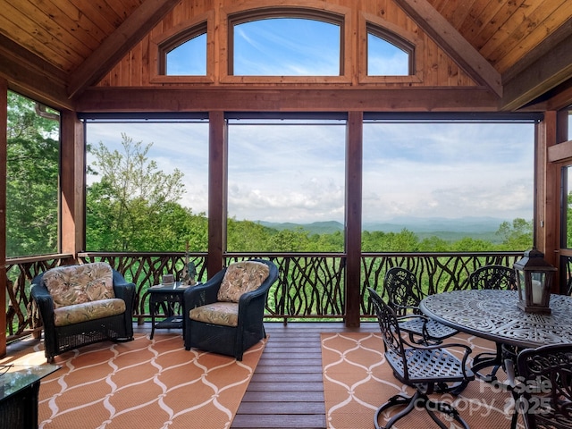 41 Annakesta Ct, Brevard, NC 28712 - sunroom / solarium featuring lofted ceiling