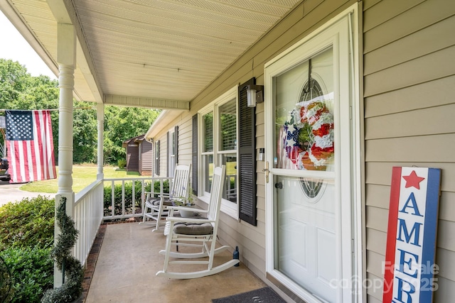 103 Poplar Trl, Rockwell, NC 28138 - view of covered porch