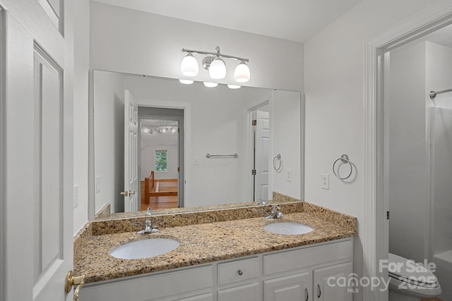 3506 Cardiff Ln, Matthews, NC 28104 - full bath with double vanity