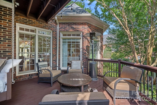 3506 Cardiff Ln, Matthews, NC 28104 - view of wooden terrace