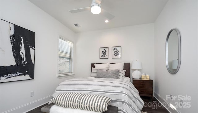 415 Newstyle Way, Gastonia, NC 28056 - bedroom with baseboards, wood finished floors, and ceiling fan