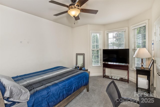 33 Stone House Rd, Arden, NC 28704 - bedroom featuring carpet floors, baseboards, and ceiling fan