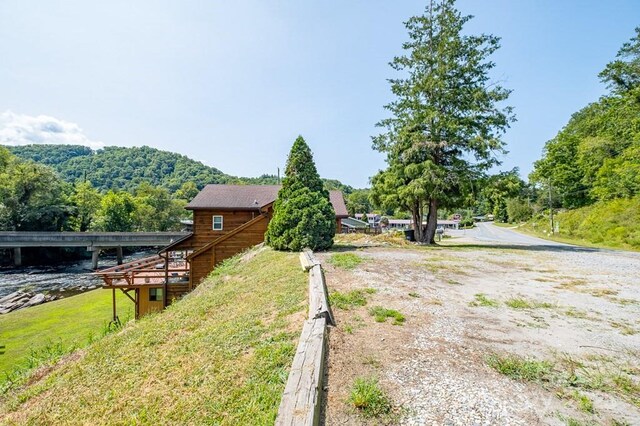 5430 Ela Rd, Whittier, NC 28789 - view of yard featuring a wooded view