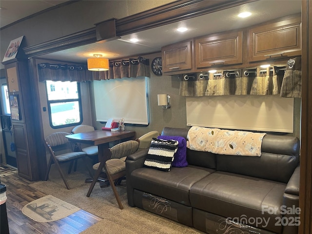 5400 Little River Neck Rd Unit 169, North Myrtle Beach, SC 29582 - living area with wood finished floors