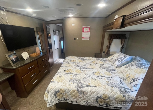 5400 Little River Neck Rd Unit 169, North Myrtle Beach, SC 29582 - bedroom with dark carpet