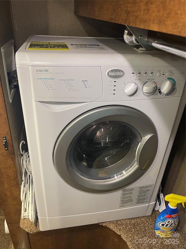 5400 Little River Neck Rd Unit 169, North Myrtle Beach, SC 29582 - laundry room featuring washer / dryer