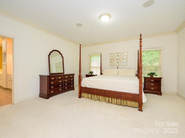 1209 S S St, Gastonia, NC 28052 - bedroom with ornamental molding, carpet flooring, and baseboards