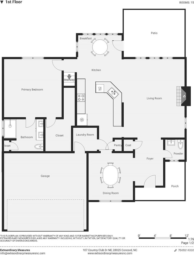 423 Courtland Ct, Kannapolis, NC 28081 - home floor plan