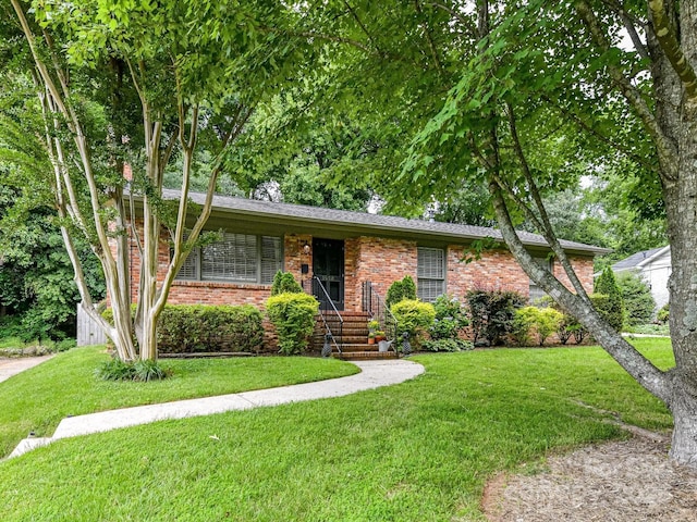 1638 Wensley Dr, Charlotte, NC 28210 - single story home featuring brick siding and a front lawn