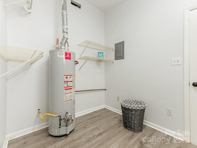 406 Wilcrest Dr, Matthews, NC 28105 - utility room featuring water heater and electric panel