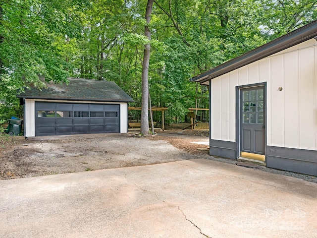 406 Wilcrest Dr, Matthews, NC 28105 - view of detached garage
