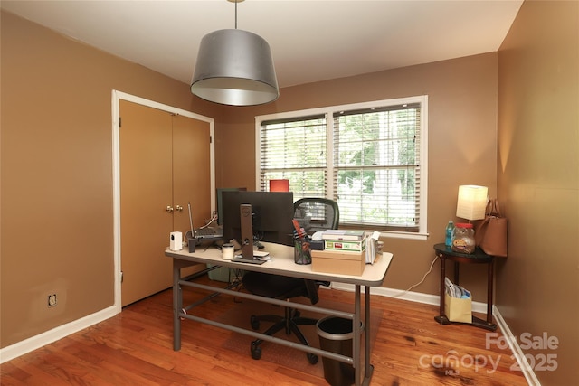 2443 Knickerbocker Dr, Charlotte, NC 28212 - office space with wood finished floors and baseboards