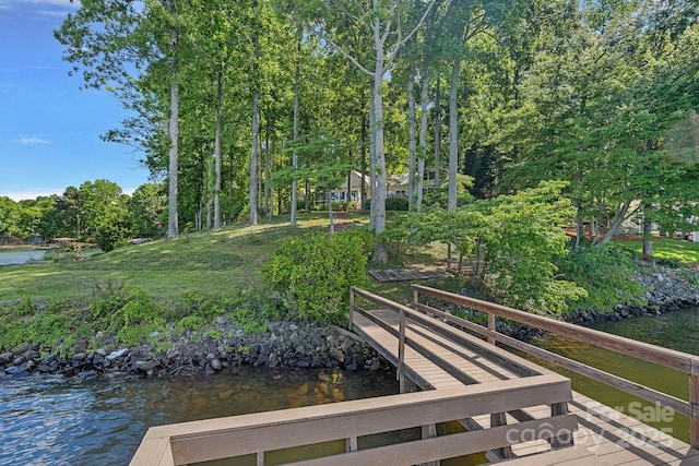 392 Stonemarker Rd, Mooresville, NC 28117 - dock area featuring a water view