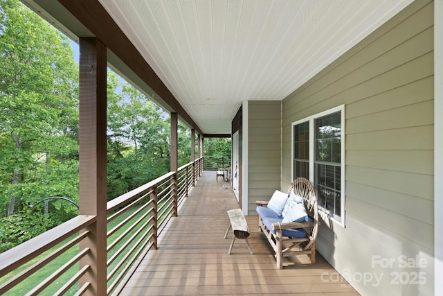 21 Hope Rd, Weaverville, NC 28787 - view of wooden porch
