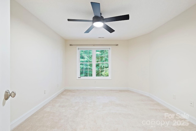 21 Hope Rd, Weaverville, NC 28787 - unfurnished room with carpet flooring, a ceiling fan, and baseboards