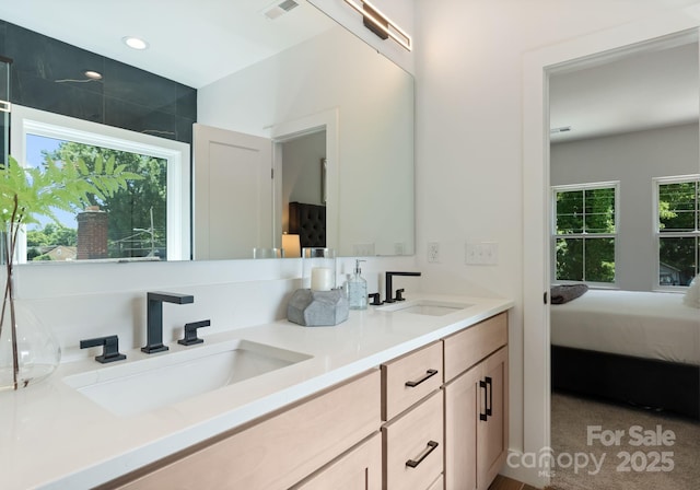 2004 St John St, Charlotte, NC 28216 - ensuite bathroom with double vanity
