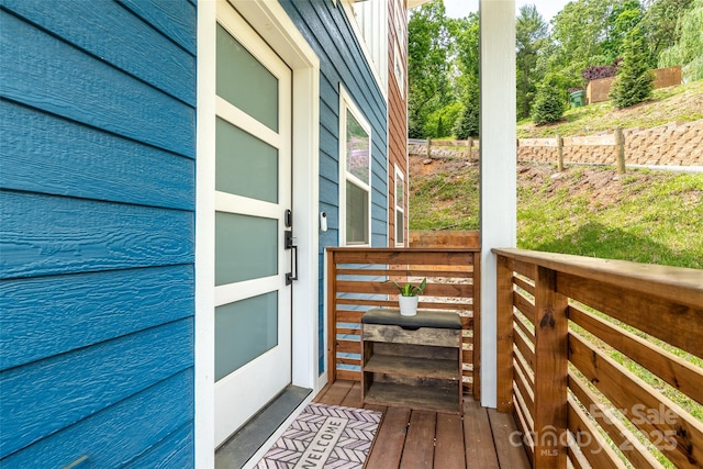 109 Thurland Ave, Asheville, NC 28803 - doorway to property with a porch