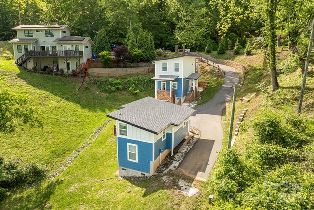 109 Thurland Ave, Asheville, NC 28803 - view from above of property featuring a forest