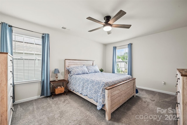 449 Misty Law Ln, Clover, SC 29710 - carpeted bedroom with baseboards and ceiling fan
