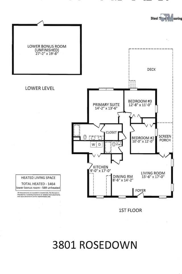 3801 Rosedown Dr, Matthews, NC 28105 - home floor plan