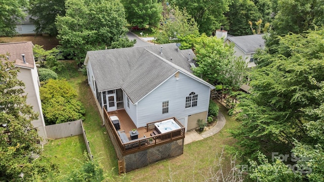 3801 Rosedown Dr, Matthews, NC 28105 - view from above of property