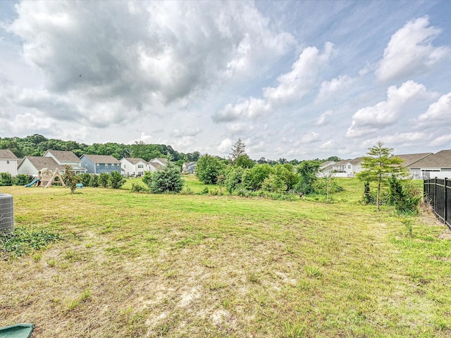 2017 New Hope Branch Way, Belmont, NC 28012 - view of yard with a residential view and central AC unit