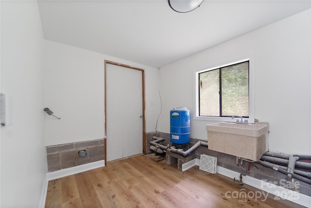 94 Camp Branch Rd, Black Mountain, NC 28711 - miscellaneous room with wood finished floors