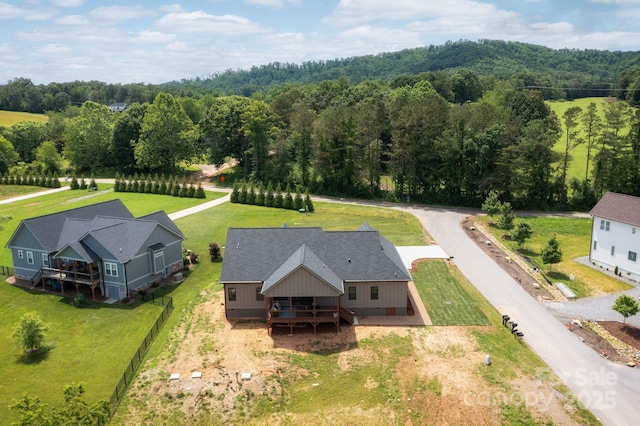 9 Robey Dr, Fletcher, NC 28732 - view of subject property featuring a heavily wooded area