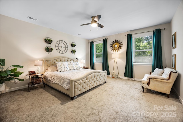 5088 Watersail Way, Clover, SC 29710 - bedroom featuring baseboards, carpet floors, and ceiling fan