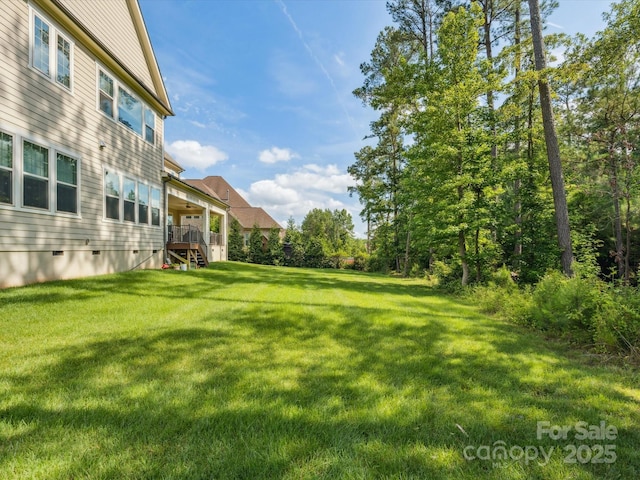 1008 Ladera Dr, Marvin, NC 28173 - view of grassy yard featuring stairs