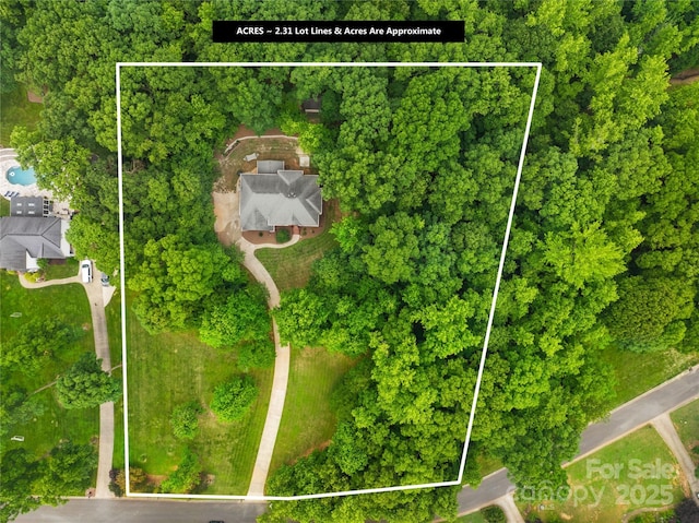 763 Evans Manor Dr, Weddington, NC 28104 - view of property location featuring property boundaries highlighted