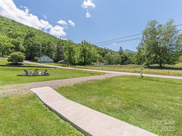 16 Sams Branch Rd, Candler, NC 28715 - view of property's community with a lawn and a forest view