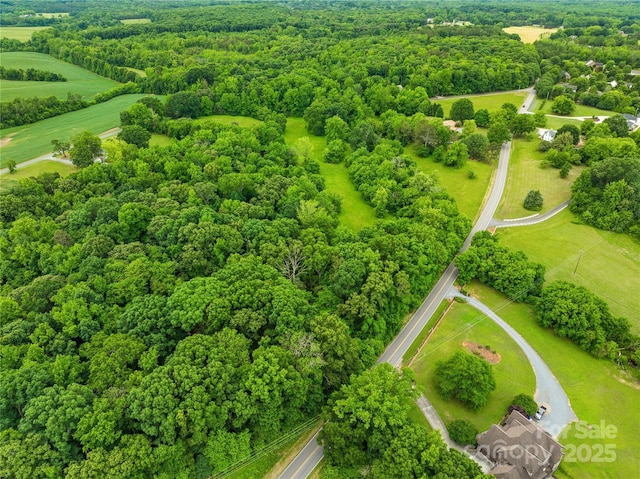 2309 Potter Rd S, Waxhaw, NC 28173 - bird's eye view of a heavily wooded area
